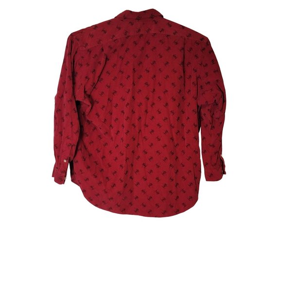 Polo Ralph Lauren Lowell‎ Sport Corduroy Shirt Button Up Skier Print Size XXL - Picture 3 of 5